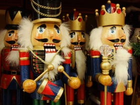 painted wooden nutcrackers